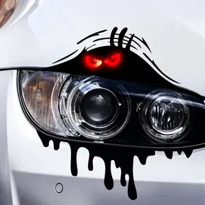 Headlight  Stickers and Decals Monster  Reflective Vinyl  Decals for Women Men  Bumper Stickers for