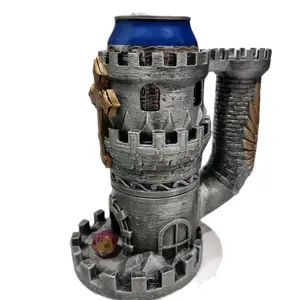 Castle Cathedral Dice Tower Cup Holder Dice roller mug DND RPG Game