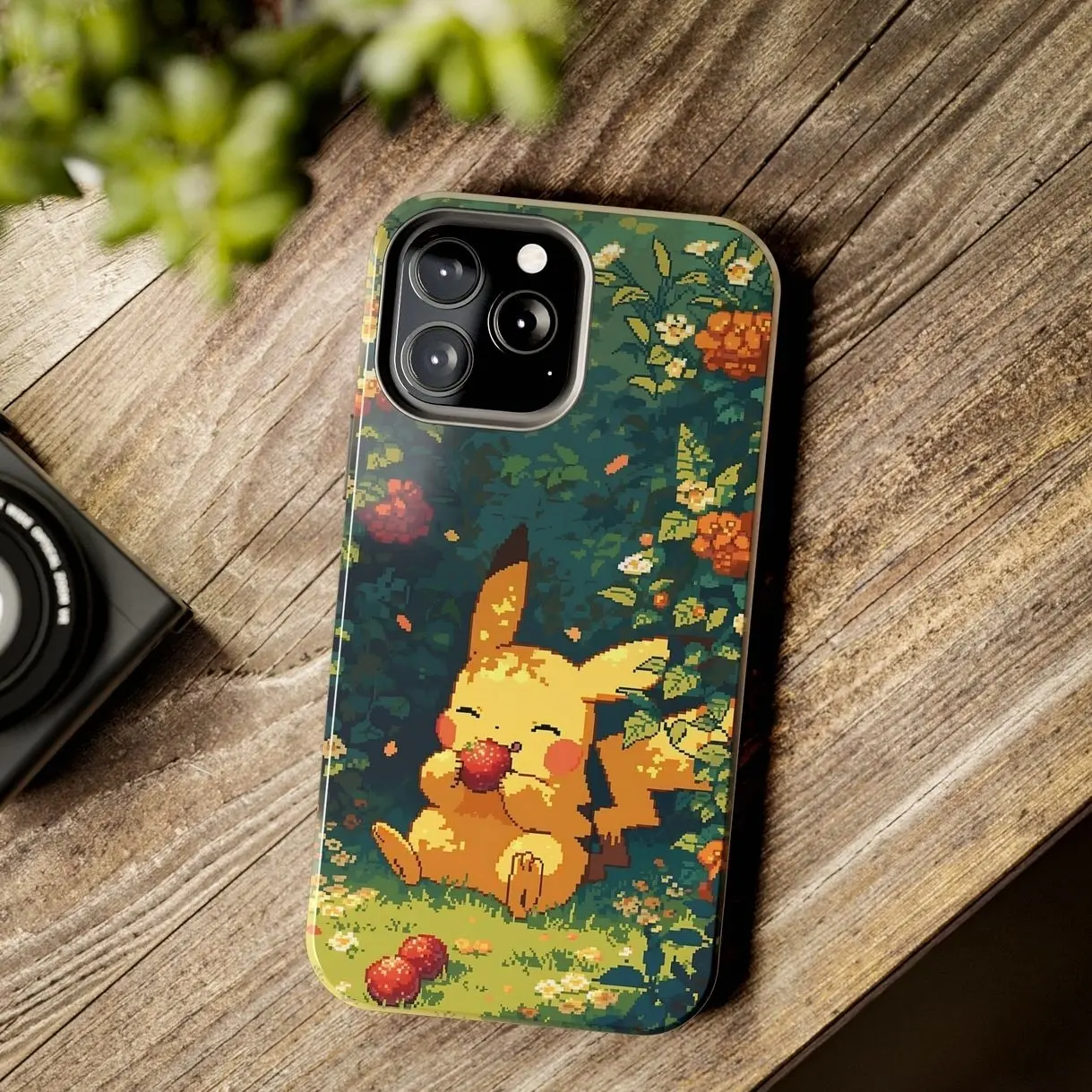 Anime cute Pokemon Eeveelutions Case for iPhone 17-7 Pro Max Plus & Samsung Galaxy S25-S21 Ultra Plus - Neon Ghost Shadow Graffiti Aesthetic Phone Cover unisex  O