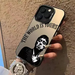 Popular Movies Scarface Phone Case Casing Suitable for iPhone 17 16e 16 15 14 13 12 11 Mini Pro Max Air X XR XSMAX 8 7 Plus Anti Fall Matte Back Cover Protector