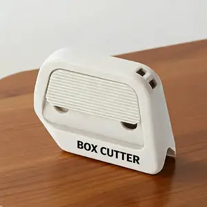 2026 New Magnetic Box Cutter – Retractable Utility Knife with Ceramic Blade, Safe for Kids,Home and Office, Cardboard Cutting Tool