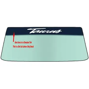 FITS TAURUS FORD TAURUS Vehicle Custom Windshield Banner Graphic Die Cut Decal - Vinyl Application Tool Included