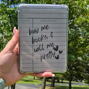 Green/Blue Buy Me Books & Call Me Pretty Kindle Case Insert