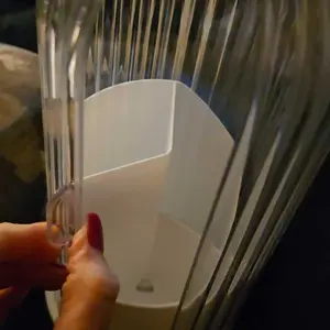 Dustproof Toothbrush Holders with Cover, Rotating Electric Toothbrush and Toothpaste Holder for Bathroom Countertop, 3 Slots Transparent Makeup Brushes Organizer for Vanity Makeup Brushes Holder.Christmas gift