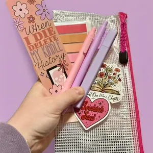 Annotation Kit Only Add On for Blind Date with Book Pick Color and Sticker Theme Highlights and Pens Enhance Reading Experience