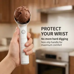 Electric Self-Melting Ice Cream Scoop | Rechargeable Heated Scooper for Hard Ice Cream | Waterproof & Durable | Ideal Mother’s Day Gift