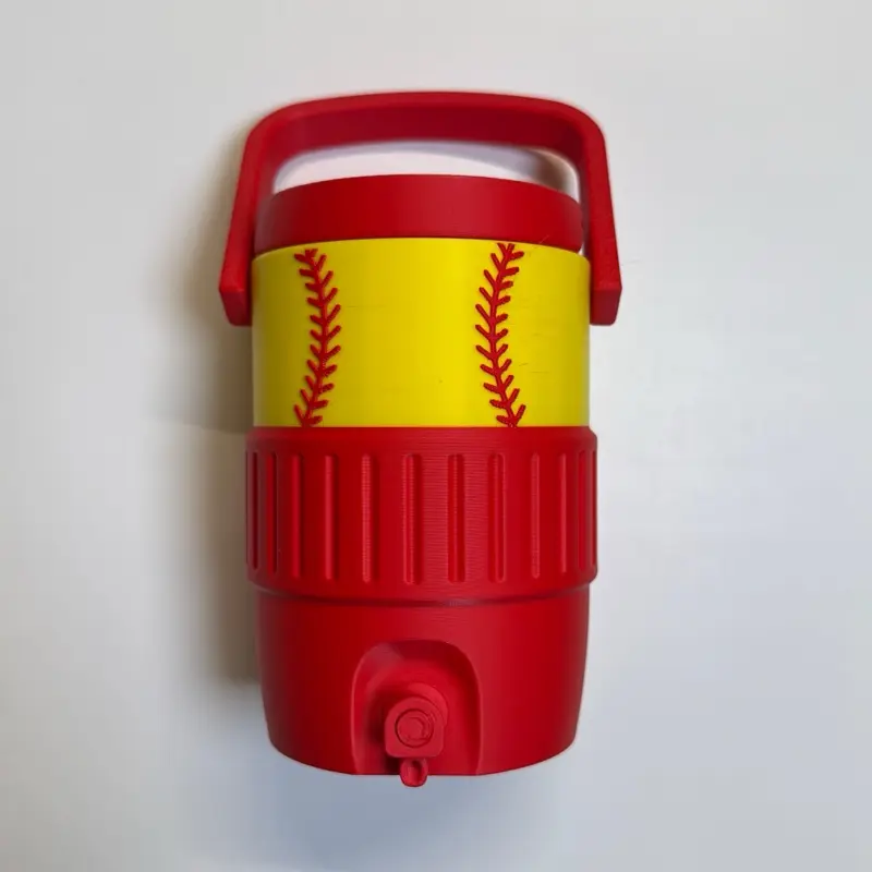 Softball design can cooler