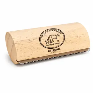 Pet Shedding Tool & Grooming Brush| Tangle Remover Slicker Comb with One-Button Hair Release for Long & Short Haired Dogs