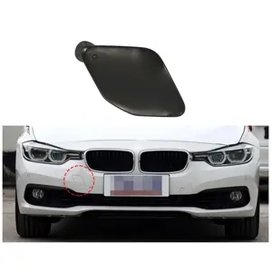 For BMW 3 Series F30 F31 LCI 316 2016-2019, Front Bumper Towing Hook Eye Cover Lid Tow Hauling Cap Unpainted 51117396837