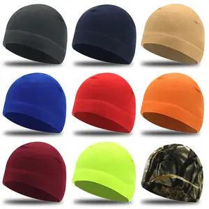 Amazon Autumn and Winter Men's and Women's Outdoor Fleece Hats Sports Cold and Windproof Warm Hiking Cycling Ski Running Hats