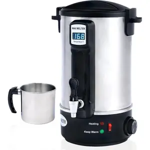 Candle Making Wax Melting Pot 8.45Qts/17Lbs, Electric Non-Stick Candle Wax Melter Pot 8L, DIY Candle Making Kit for Adults, Soy Wax and Beeswax Candle Maker