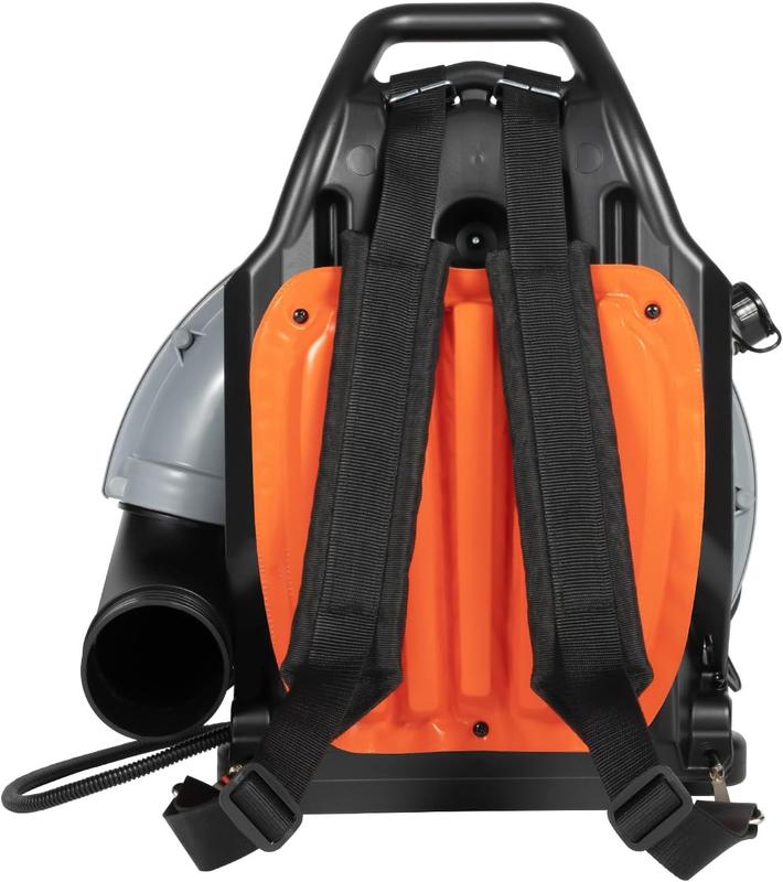 YUCOAP 63CC Professional Backpack Snow Blower - 550 CFM High-Power Gas Blower for Driveway & Walkway, 1.25KW, 6800 RPM  2.