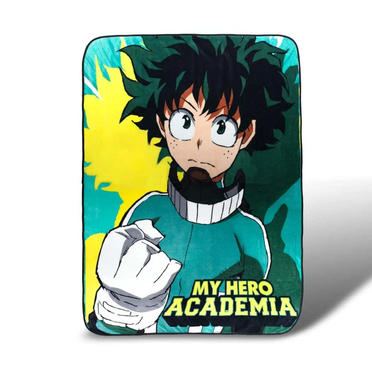 My Hero Academia Deku Throw Blanket, Soft and Cozy Lightweight Fleece with Anime Character Print, 45 x 60 Inches, Lightweight Cozy Blanket, Soft Fleece Blanket