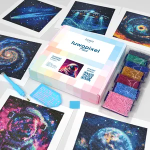 LuwoArte Diamond Painting Kits for Adults - Brilliant Art Diamond Painting Kit - Paint Gem Art for Adults (Starry Space)