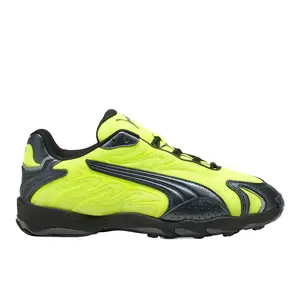 PUMA Mens Inhale Metallic Lace Up Sneakers Shoes Casual - Yellow