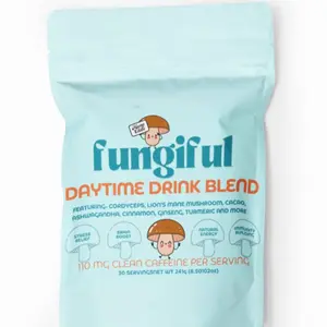 Fungiful Mushroom Wellness Daytime Drink Blend- 110mg Natural Caffeine per serving- By Mama Chills