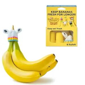 NANA HATS Banana Freshness Preserver, Keep Bananas Fresh Longer, Ideal for Organic Bananas, Innovative Banana Holder for Home Use, Extend Freshness of Your Fruit, AS SEEN ON SHARK TANK, Unicorn