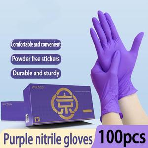 disposable nitrile gloves, 50/100pcs disposable cleaning gloves, household kitchen cleaning gloves, home care supplies