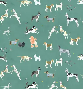 Milton & King Doggies Wallpaper - Perfect for Your Home Decor