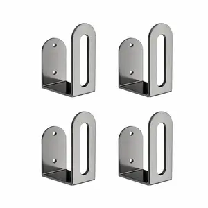 4 Piece Drill-Free Wall-Mounted Shelf, Adhesive Storage Rack, Wall Organizer for WiFi Router, Modem, Set-Top Box, Space-Saving for Home and Office Use