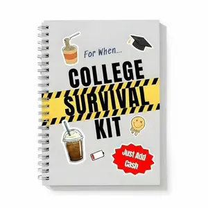 Practical Notebook, Humorous University Life Memorial Book, Self-Deprecating Journal, Perfect Gift for College Students