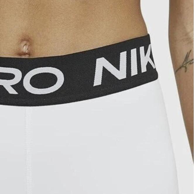 Nike Women's Nike Pro 365 3" White Compression Short Large