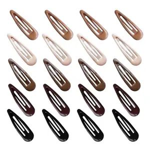 20 Pcs Water Drop Clip Hair Clips, High-Quality Metal, Glossy Finish, Fade-Resistant, Perfect for Weddings, Parties, Birthdays, Events