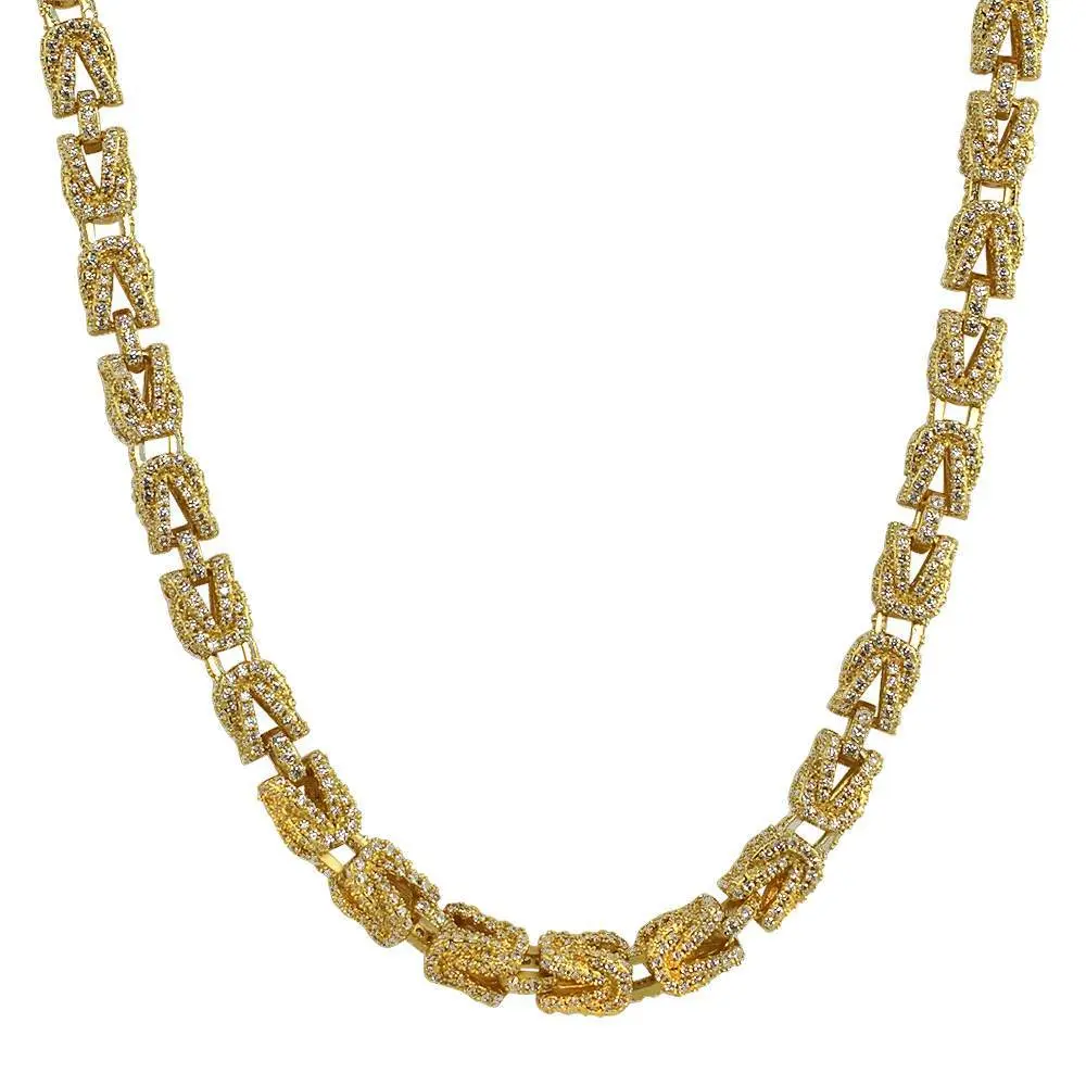 Turkish 8MM CZ Hip Hop Bling Bling Chain