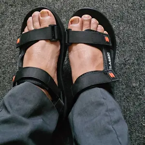 Men's Casual Plain Color Velcro Sport Sandals, Minimalist Outdoor Beach Sandals, Summer Casual Comfortable Sandals for Men for Daily Life, Lightweight Sandals