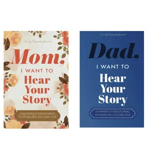 Mom/Dad, l Want to Hear Your Story-Guided Journal To Share Her/His Life & Love-Paperback Family Keepsake Journal Keepsake Journal Story Bundle GiftforYour Mom/Dad Softcover-#Guided Journal GuidedJournal with Over 250 Prompts Skills Books Fun