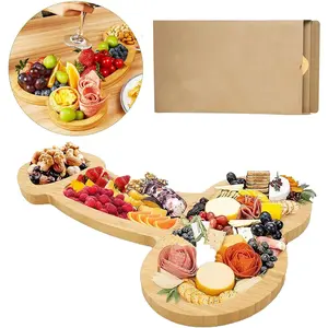Funny 16" Charcuterie Board - Eco-Friendly Hilarious Bachelorette Party Favor, Sustainable Gag Gift for Adults, Unique Girls Night Serving Platter for Fruit & Cheese (Viral 2026 Party Trend)