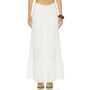 MORE TO COME Matilda Maxi Skirt in White