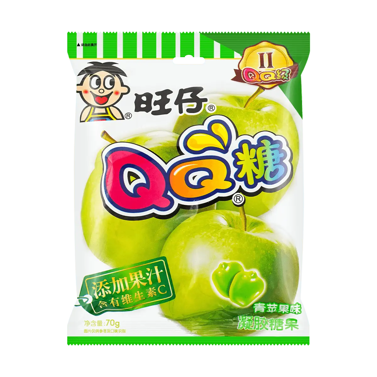WANT WANT QQ Soft Candy Apple Flavor 70g