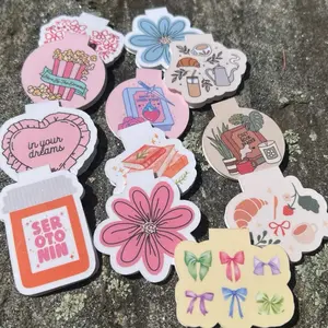 Magnetic Bookmarks - Assorted Designs with Flowers Bows and Quotes - Unique Book Accessories for Reading Enthusiasts