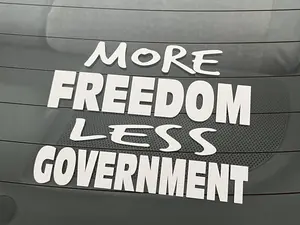 More Freedom Less Gov Vinyl Decal - 2 PACK SPECIAL