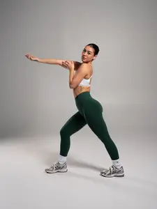 Pump High Rise Legging - Court Green