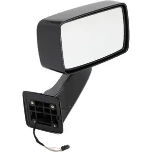 HECASA Power Mirror Right Compatible with 2006-2010 Hummer H3 H3T Power Side Mirror Towing Mirror Replacement for 20836084 Black (Passenger Side)