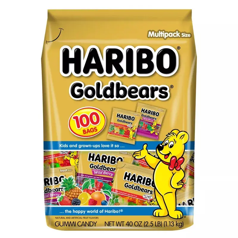 HARIBO Goldbears Variety Bag Gummy Bears - 40oz/100ct HARIBO Goldbears Variety Bag Gummy Bears - 40oz/100ct