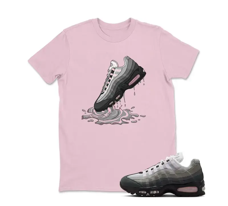 AM 95 Pink Foam Match T Shirt Graphic Shirt Menswear Unisex! Graphic Shirt, Unisex T-Shirt Gift For Women and Man, 90s Hip Hop Tee, Sneaker Head Gift Cotton Top