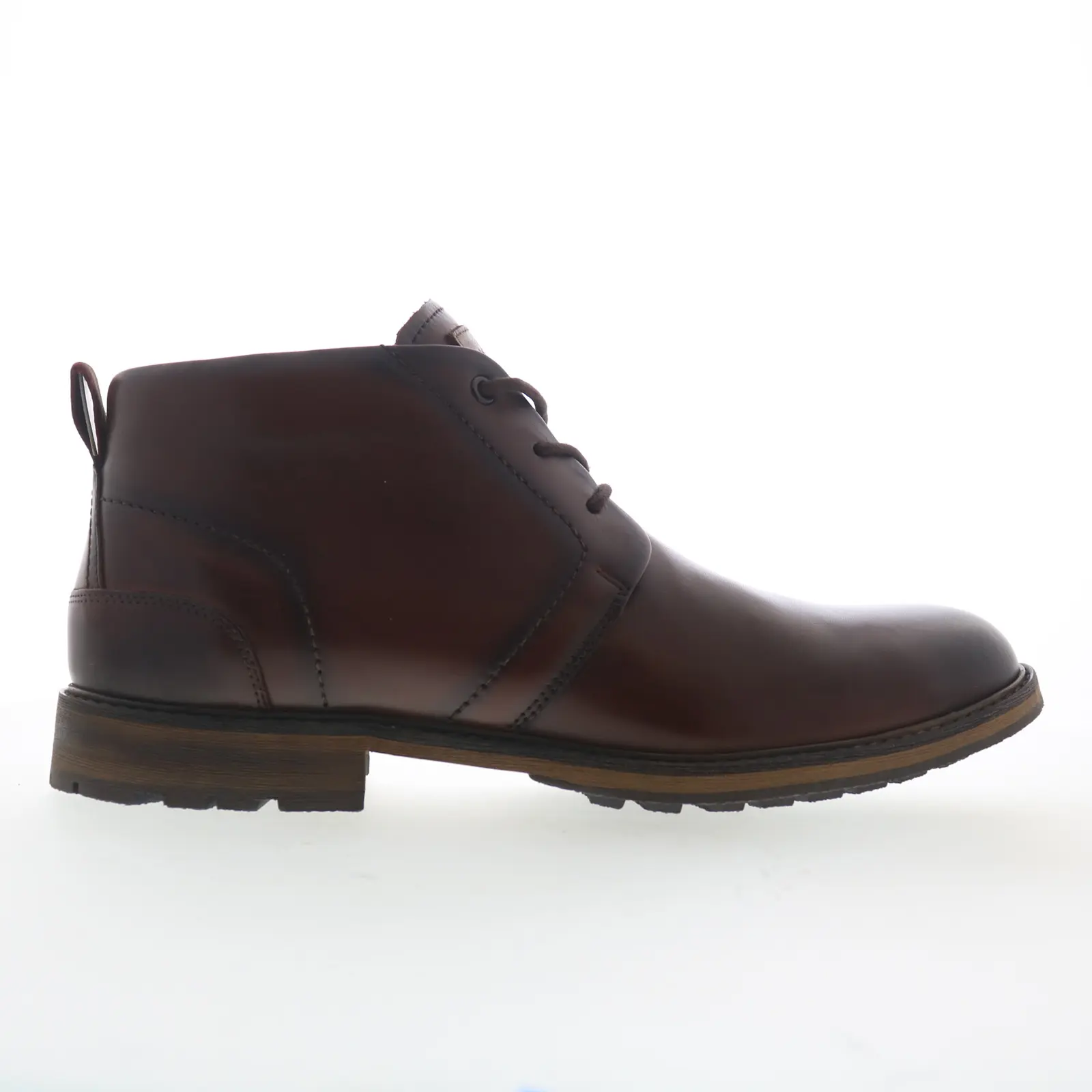 Rockport Tolan RMTOLAN Mens Brown Leather Lace Up Chukkas Boots