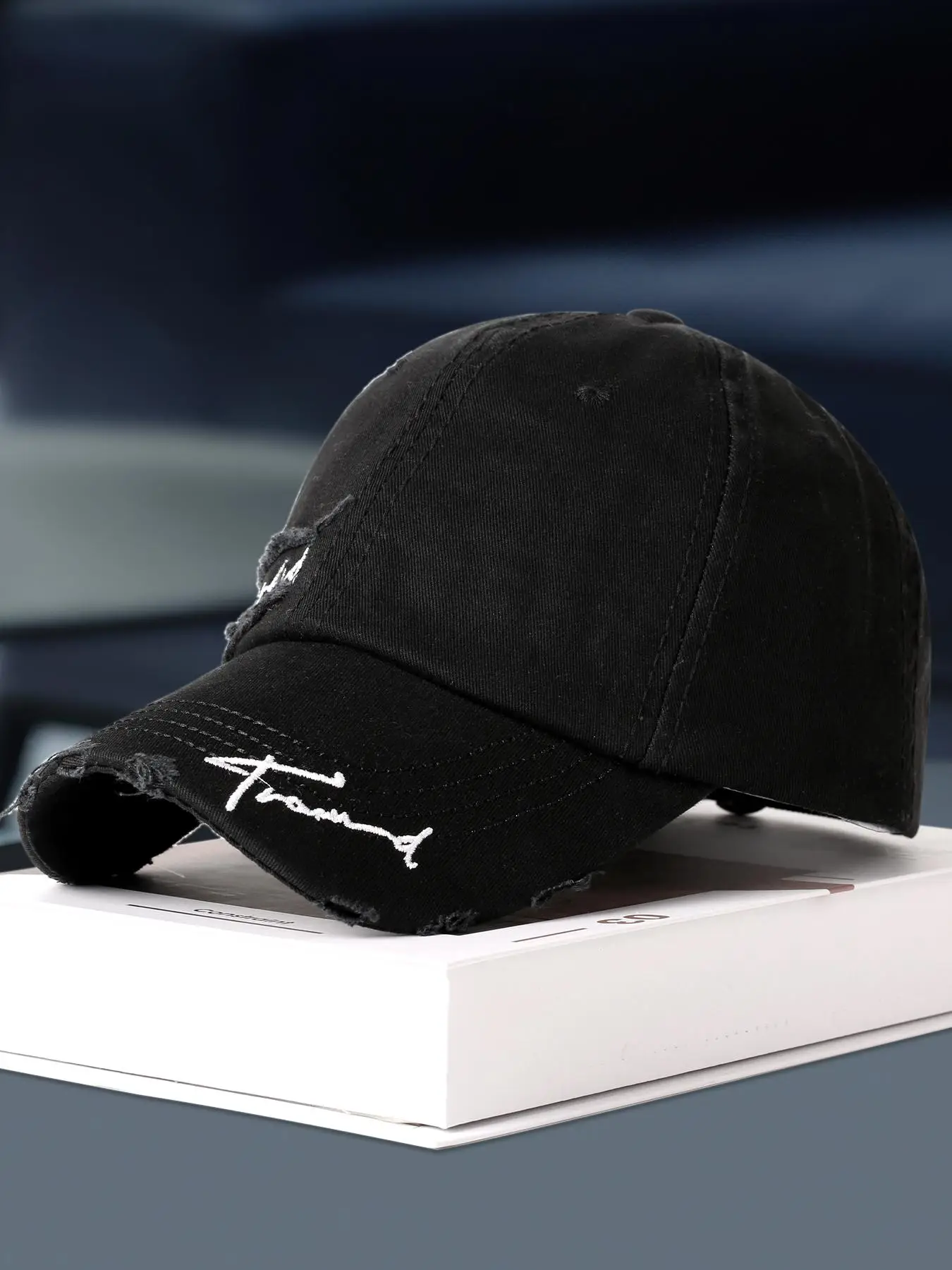 Men's Letter Embroidered Baseball Cap, 90s Vintage Hats, Trucker Hat, Casual Summer Outdoor High-quality Hat, Summer Trendy Sun Protection Accessories