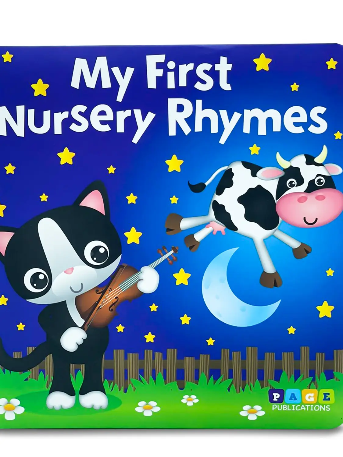 My First Nursery Rhymes Board Book - Art-Infused Early Learning Book for Toddlers' Nursery Fun