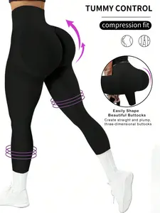 Women's All-Purpose Shaping Leggings for Yoga, Gym & Running | Seamless Tummy Control & Butt Lifting