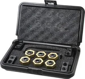 Mitee-Bite 12-Piece Fixture Clamp T-Slot Kit - 1" Step Block, 5/8" T-Slot, 1/2-13 Stud Thread, 3/8" Nut Width (Model 10644)