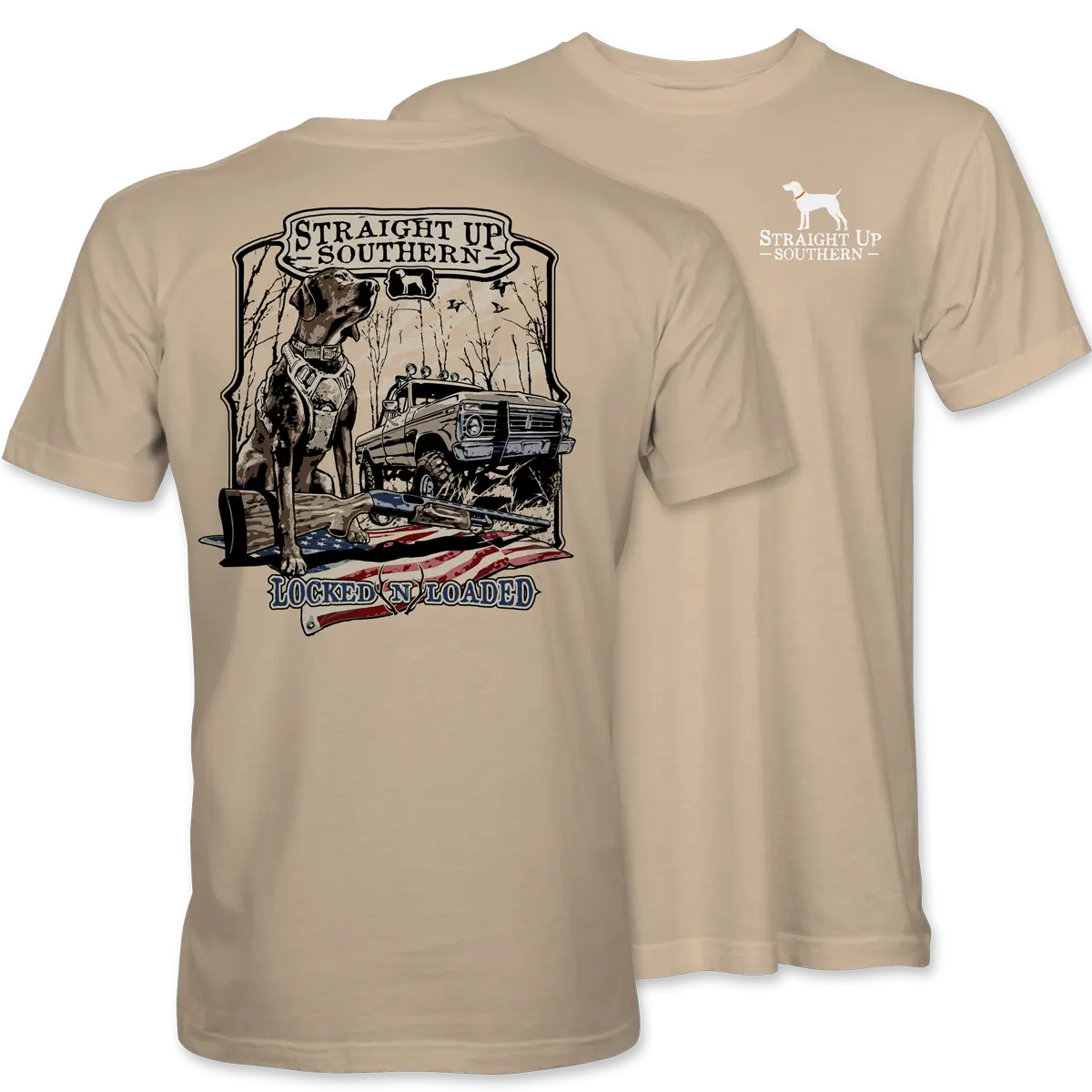 Locked ’N’ Loaded – Dog & Truck Tee