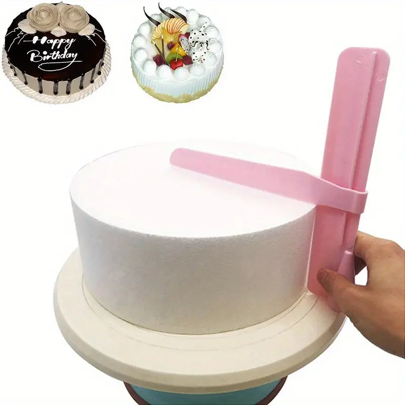 1 Set Cake Adjustable Height Scraper Smoother, Cake Top Decorator Modelling Tools, Cake Decorating Tools