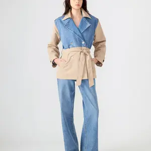 Steve Madden SHYLA COAT DENIM MULTI