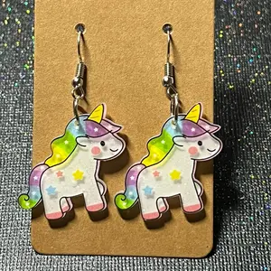 Unicorn earrings