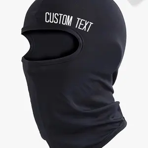 Custom Black Ski Mask Balaclava with Shiesty Text