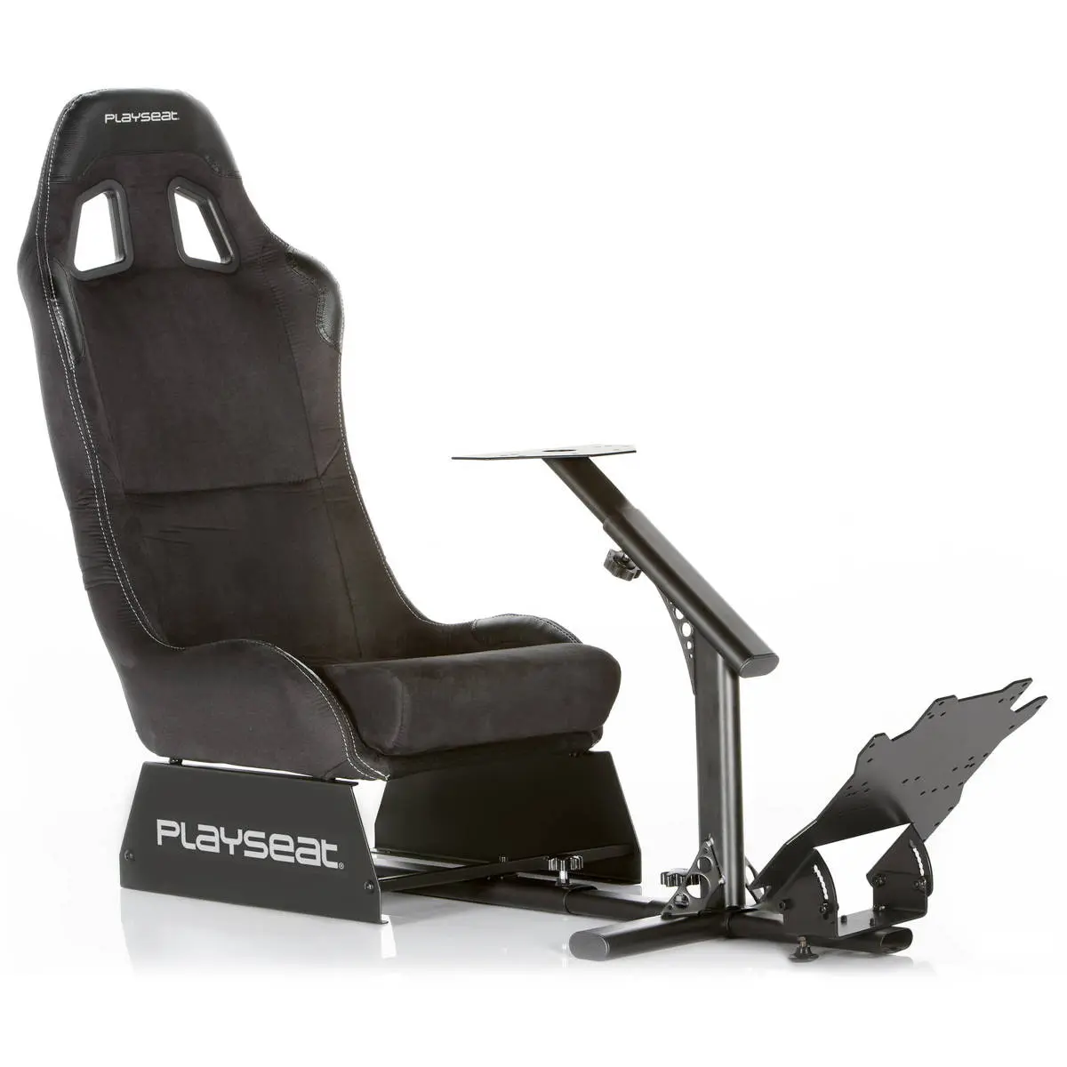 Playseat Evolution Alcantara Gaming Chair, High-Back Black Indoor Gaming Furniture Seat, High-Back Seat